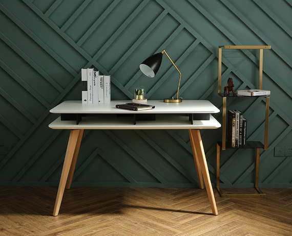 Письменный стол Norman 120x70 белый | Купить в Hallberg.ru