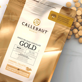 Шоколад CALLEBAUT GOLD БЕЛЫЙ С КАРАМЕЛЬЮ 30,4% 200 гр