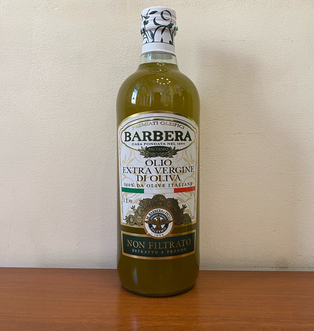 Оливковое масло урожая 2026 BARBERA Non Filtrato (нефильтрованное) Extra Virgin 1 л Италия