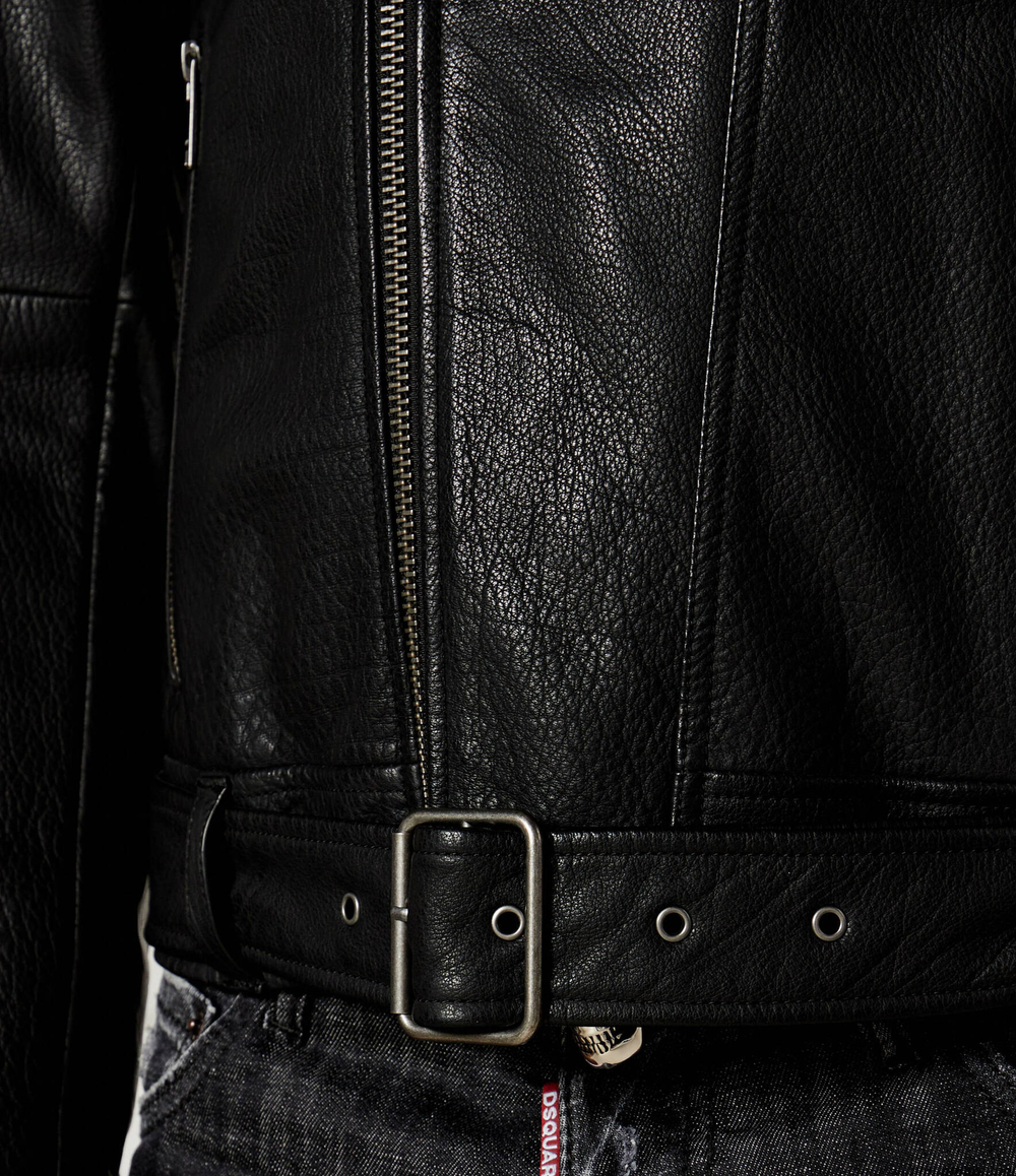 Кожаная куртка Lowis HUGO - черный(50521018)