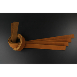 Ременная заготовка Коньяк гладкая 4мм+