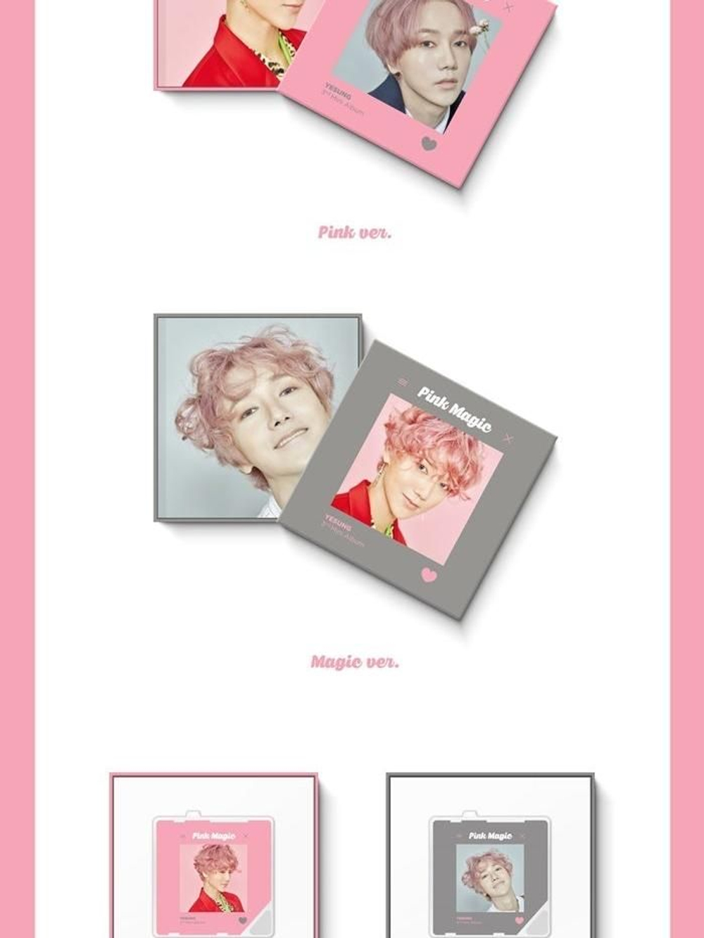 Альбом YESUNG - PINK MAGIC 3rd Mini Album KIHNO KIT 2 Version SET