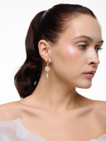 Серьги "Royal posh pink" Gold