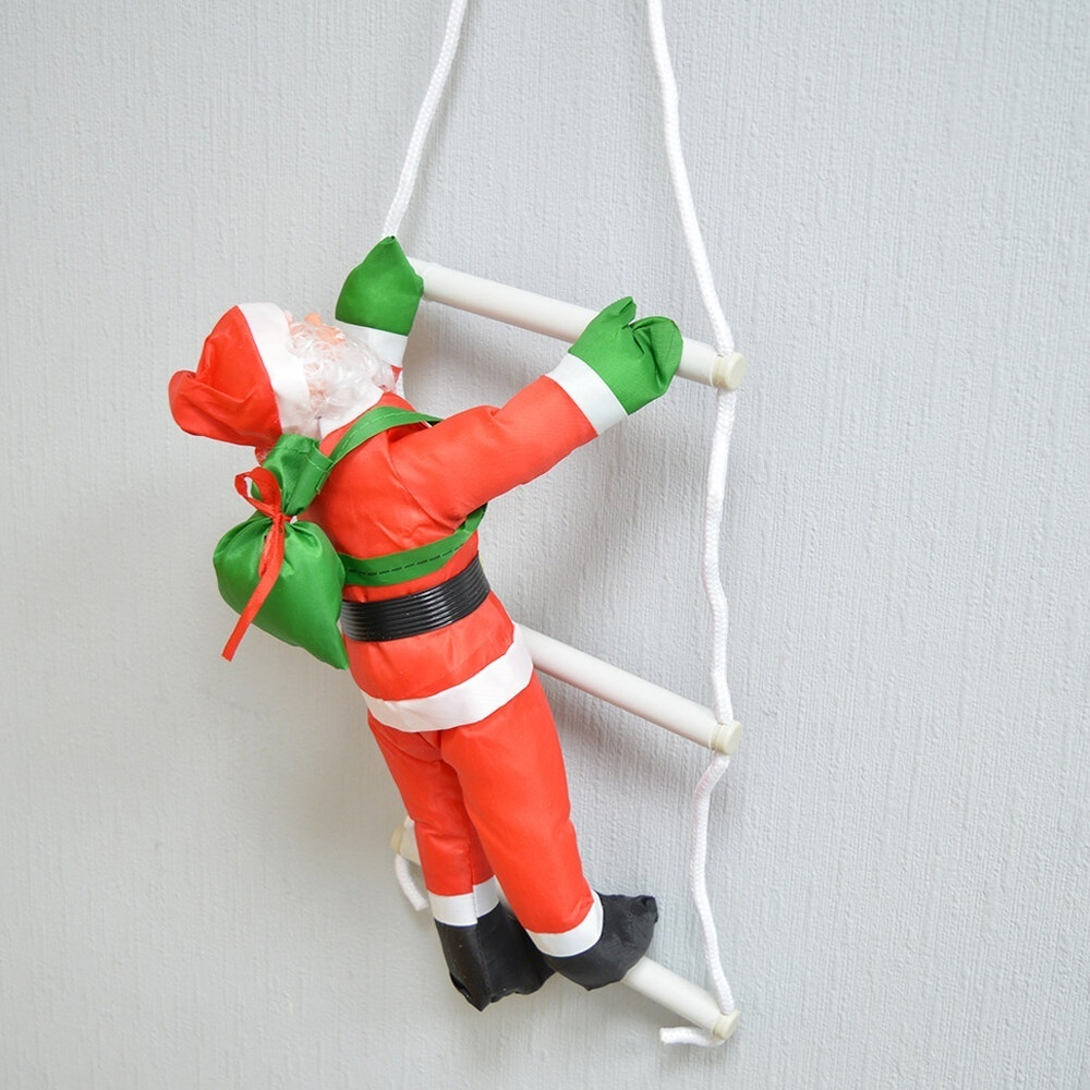 Сувенир "Дед Мороз на лесенке" 40см