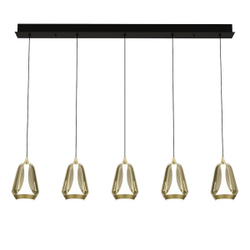 Подвесной светильник MD24001011-5B brass/champagne