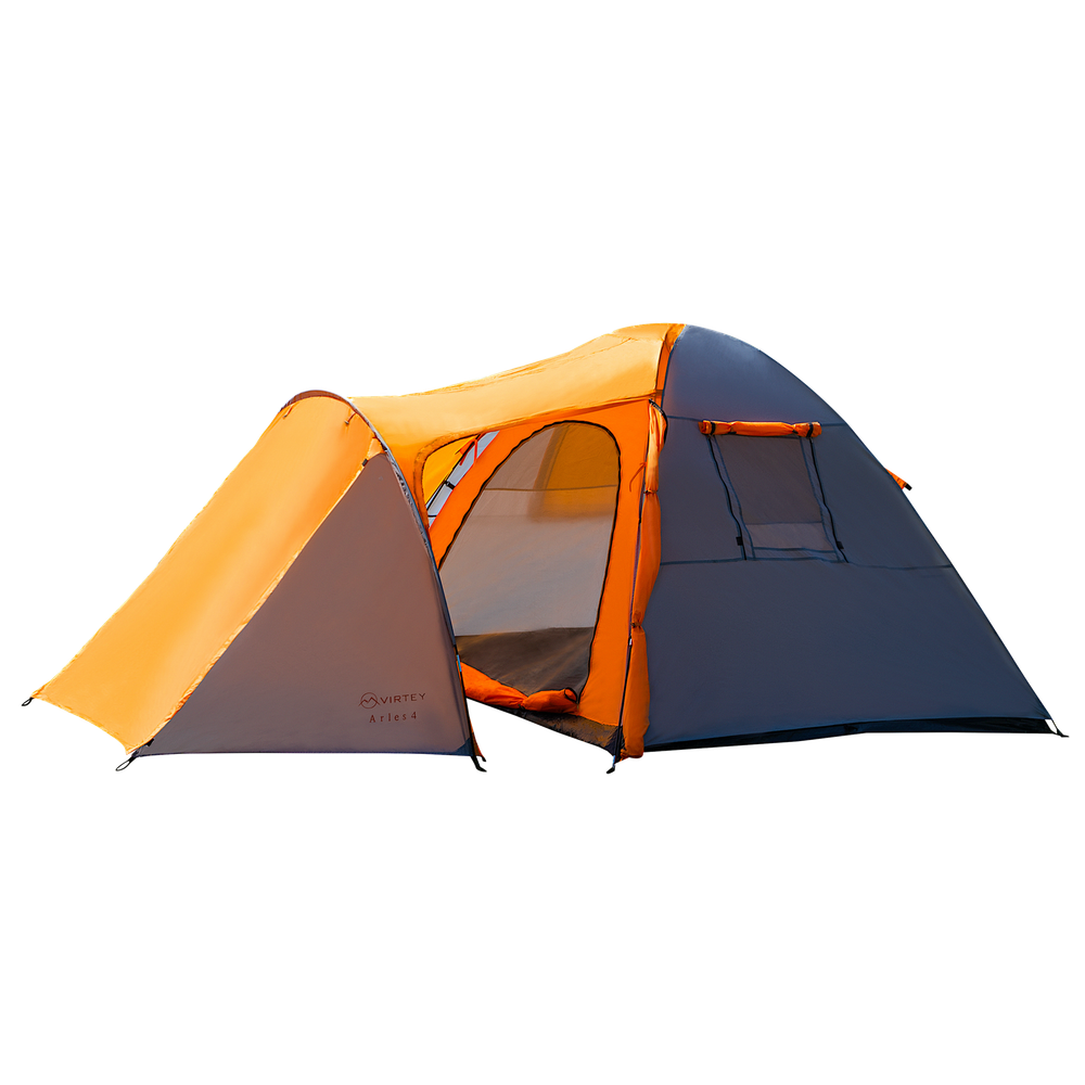 Палатка Virtey Arles-4 (150+210)х240х155см 4чел 3000мм вес 5.5кг