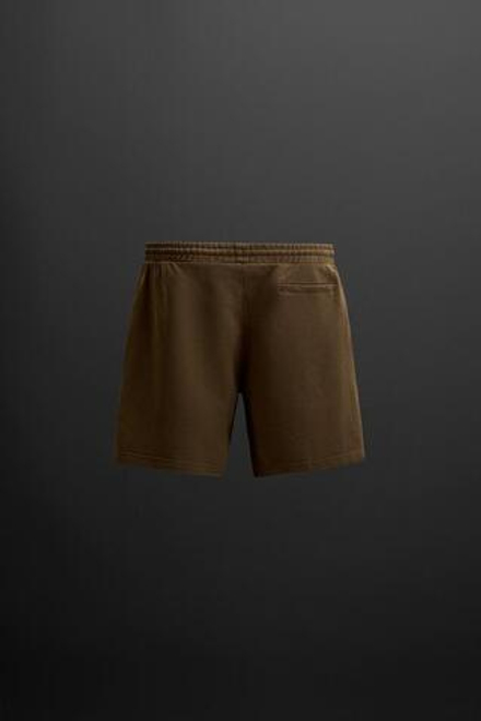 ZARA ШОРТЫ-ДЖОГГЕРЫ, ОЛИВКОВЫЙ