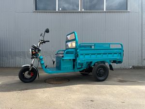 Грузовой электрический трицикл IKINGI CARGO C06 1500W (60V/45Ah) - Бирюзовый фото №11