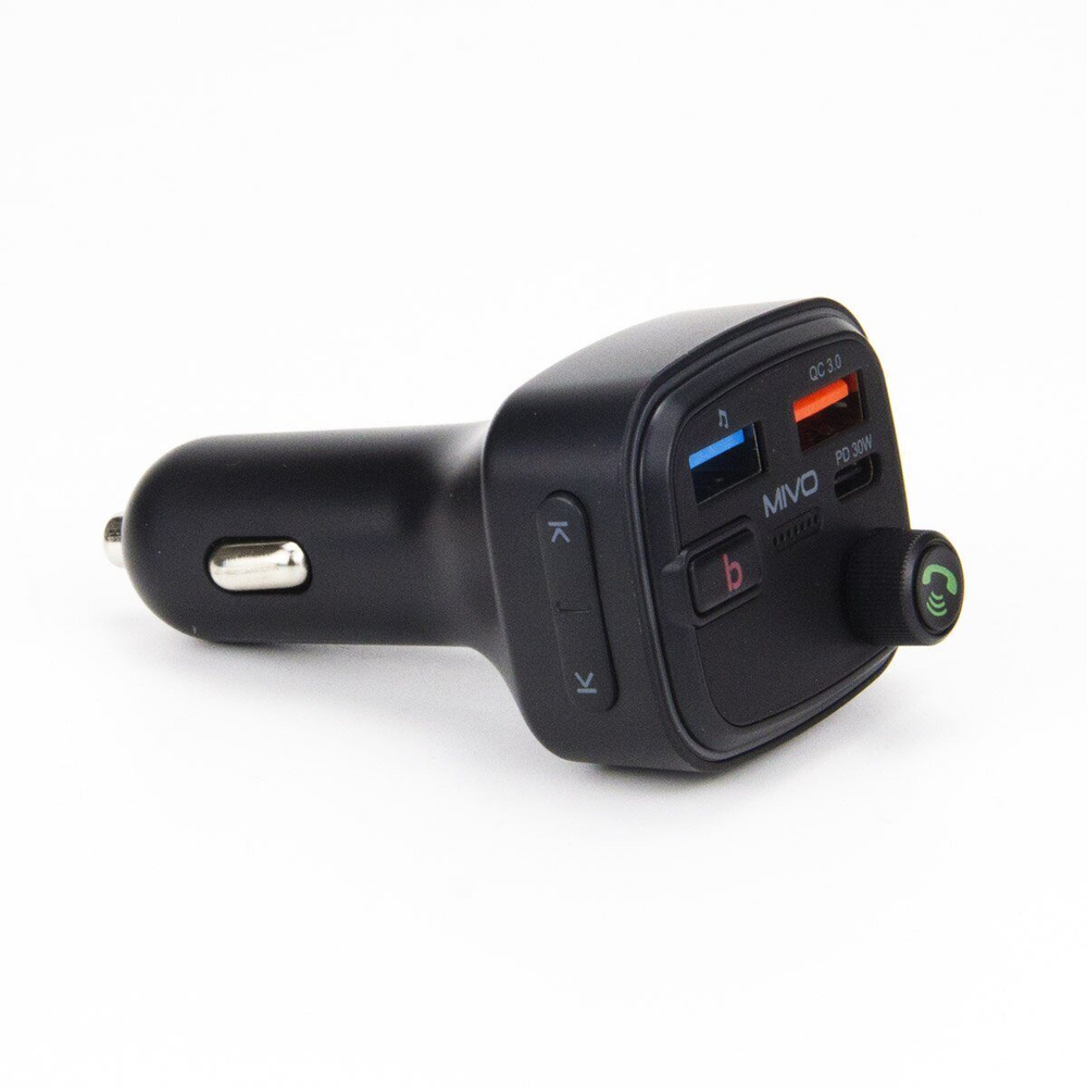 Авто FM трансмиттер MIVO MF-07 Bluetooth/QC3.0/SIRI