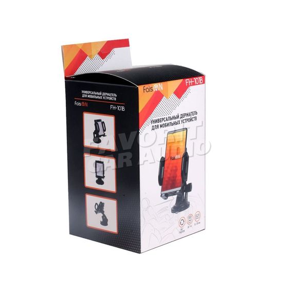 Держатель FaisON FH-101B Hinge присоска шарнир черный