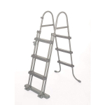 Каркасный бассейн Bestway Steel Wood Style 5611R (610х366х122 см) с картриджным фильтром, лестницей и тентом