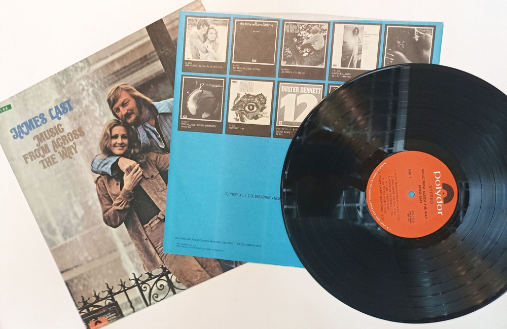 Винтажная виниловая пластинка LP James Last Music From Across The Way (USA 1972)