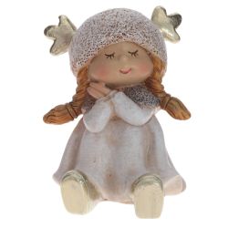 GAEM Фигурка декоративная "Мальчик/Девочка", L5,5 W6 H6,5 см, 2в.