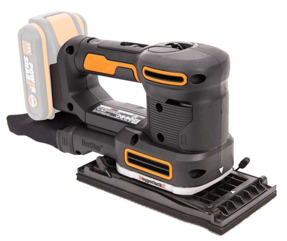 Виброшлифмашина аккумуляторная WORX WX820