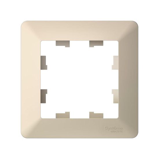 Рамка 1-м AtlasDesign Air беж./дым. бел. SE ATN220201