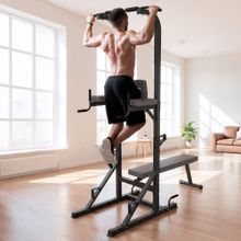 Турник-пресс-брусья со скамьей UNIX Fit POWER TOWER 120P