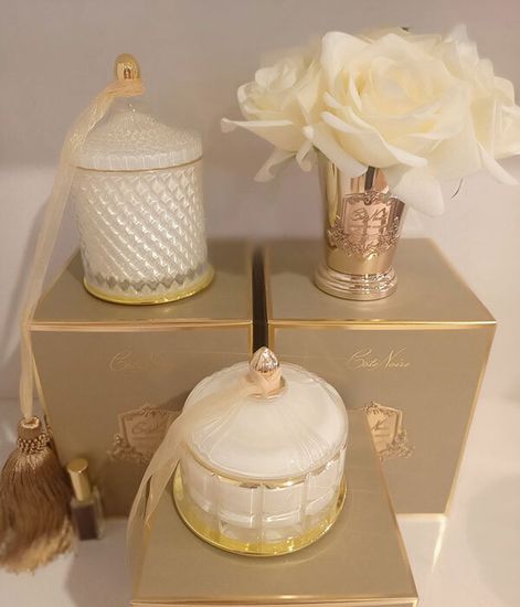 Blonde Vanilla, кремовая свеча Арт-деко с кисточкой, Cote Noire