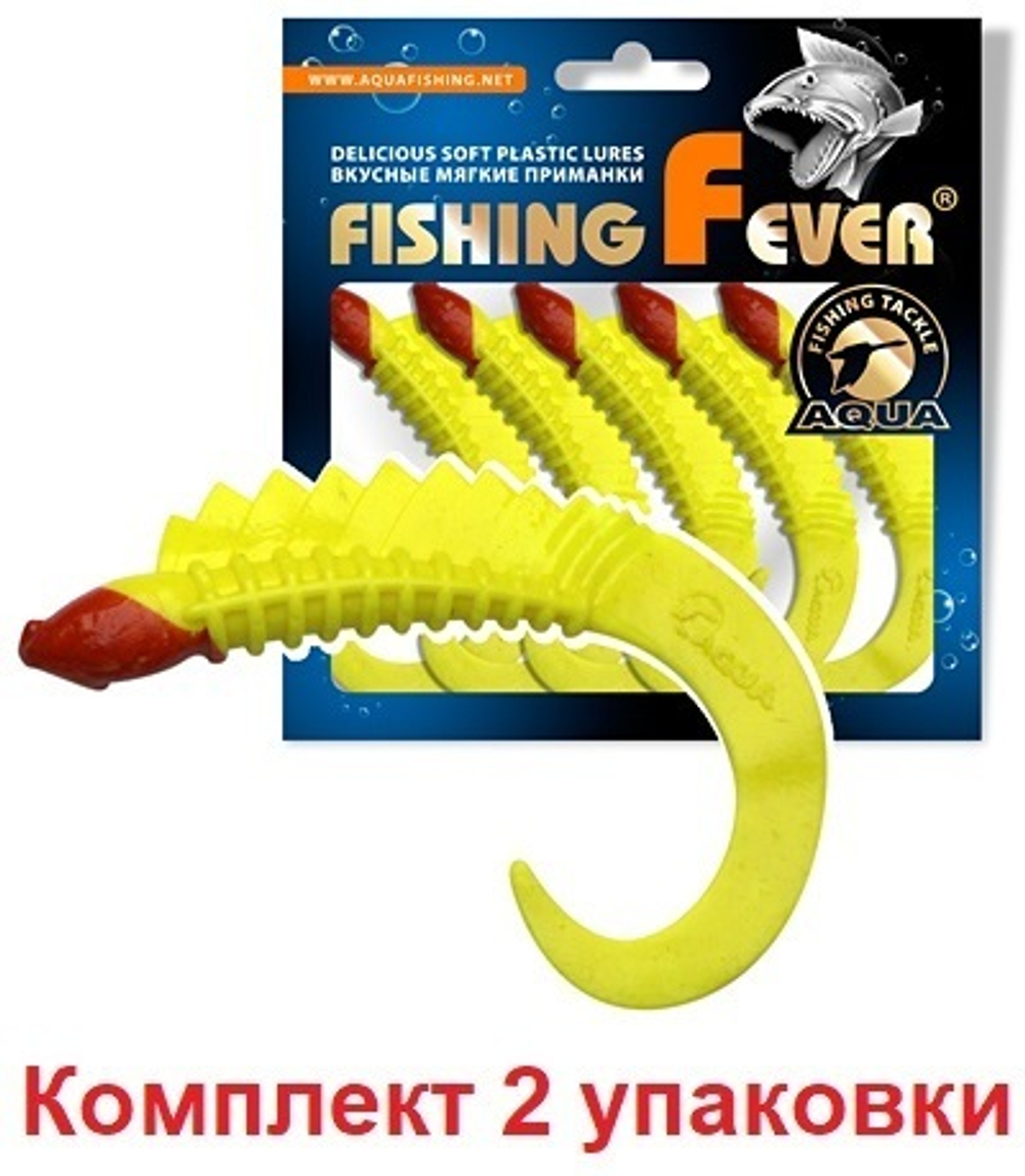 Мягкая приманка твистер FishingFever 6,5cm,2,5g,2 уп по 5 шт