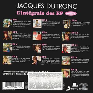 Jacques Dutronc / L' Integrale Des Ep Vogue (13CD)