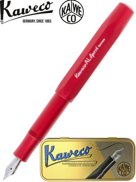 Перьевая ручка Kaweco AL Sport Deep Red F (10001562) 0.7 мм красный корпус