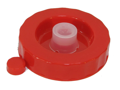 Крышка для банки с клапаном (красная)