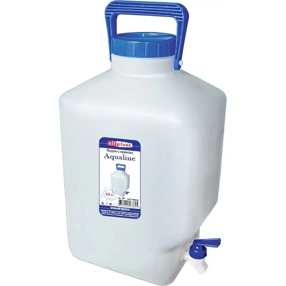 Бидон Aqualine 10 л с краном