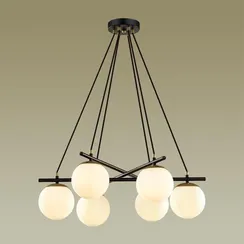 5212/6 MODERNI LN22 109 черный, золотой Люстра E27 6*60W 220V RANDI