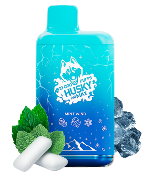 Одноразовая электронная сигарета Husky Air Max - Mint Wind (10000 затяжек)