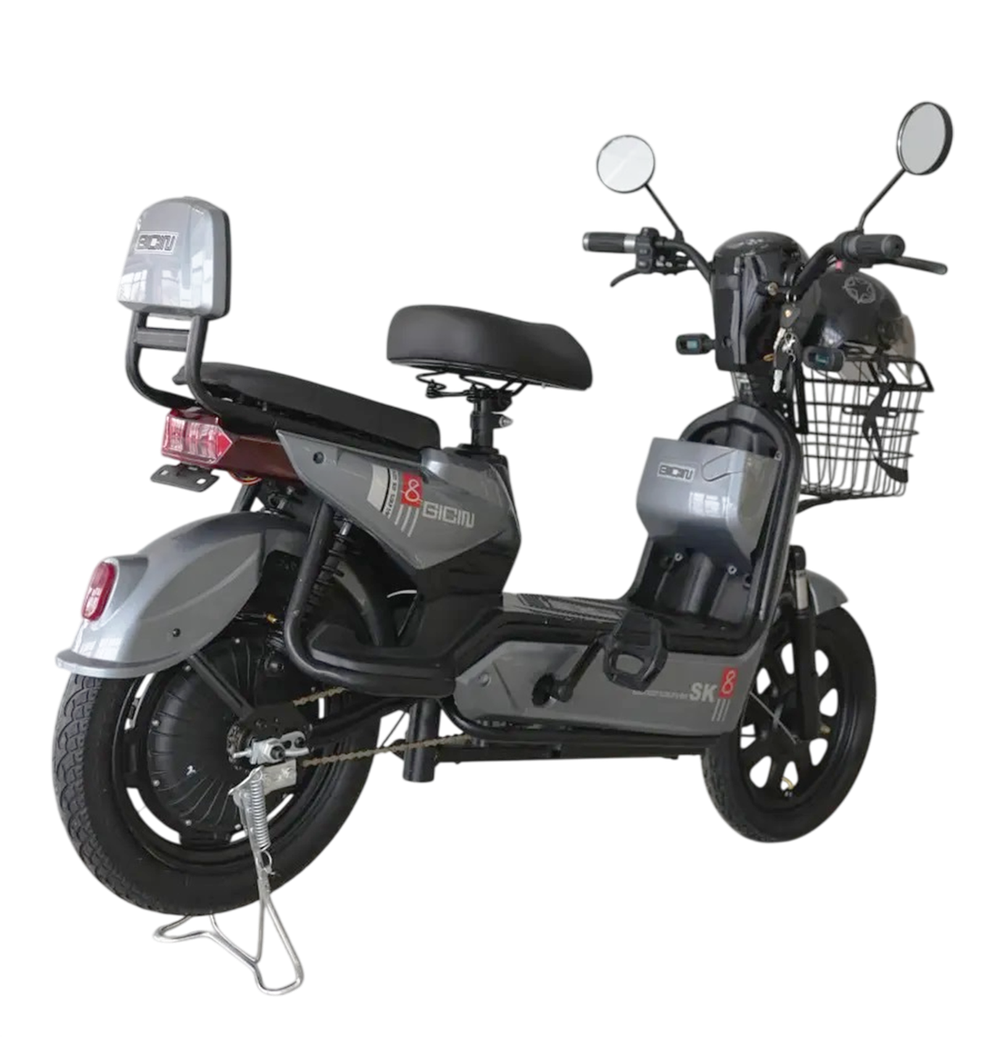 Электровелосипед SK8 серый