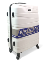 Средний чемодан Bon-Voyage Model Ten, Белый, M+