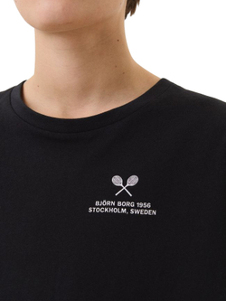 Футболка для мальчика теннисная Björn Borg Tee Sport G - black beauty
