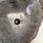 Каменная раковина из речного камня RS-63434 (49*45*16) 0123