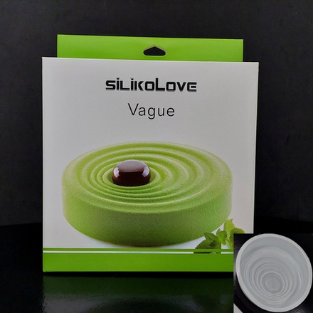 Форма Siliko Vague 200х42мм, белый силикон в упаковке 1/60шт (Китай)