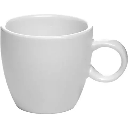Чашка кофейная «Кунстверк» фарфор 60мл D=57,H=55,L=79мм белый
