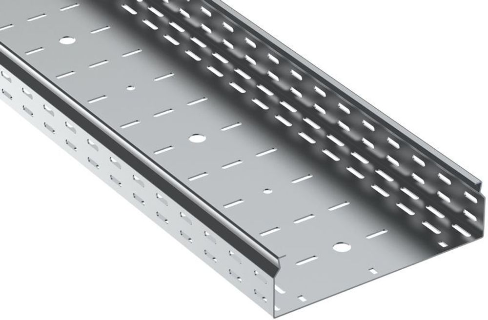 Лоток листовой перфорир. 80х300 L3000 сталь 1.5мм ESCA 7 IEK CLP10-080-300-150-3