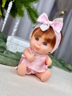 Пупс BERJUAN виниловый 20см Pecosetes (124A6)