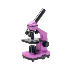 Микроскоп школьный Эврика 40х-400х в кейсе (аметист) - фото 1