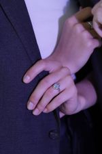 Кольцо Crystal Drop с голубым топазом