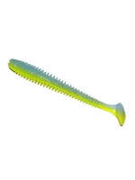 Приманка силиконовая Keitech Swing Impact 4.5" #417 Gold Flash Minnow, 3 упаковки по 6 штук