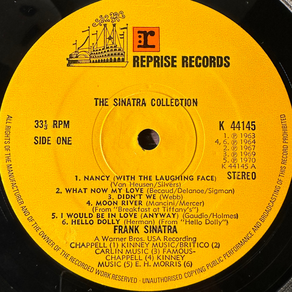 Frank Sinatra ‎– The Sinatra Collection (Англия)