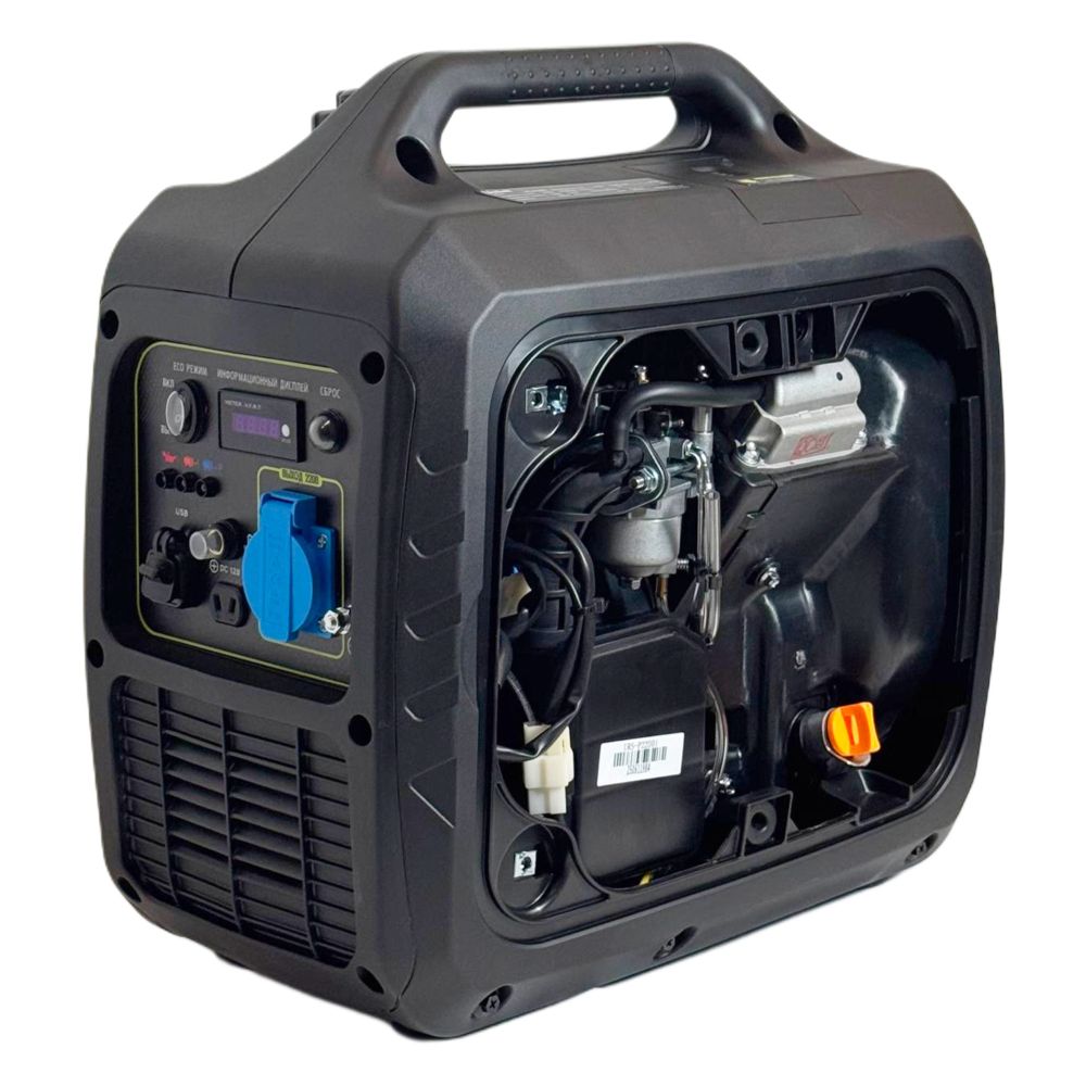 URS-P2200i Генератор бензиновый инверторный. Однофазный. Максимальная мощность 2Квт. Ручной стартер. TM Uniel