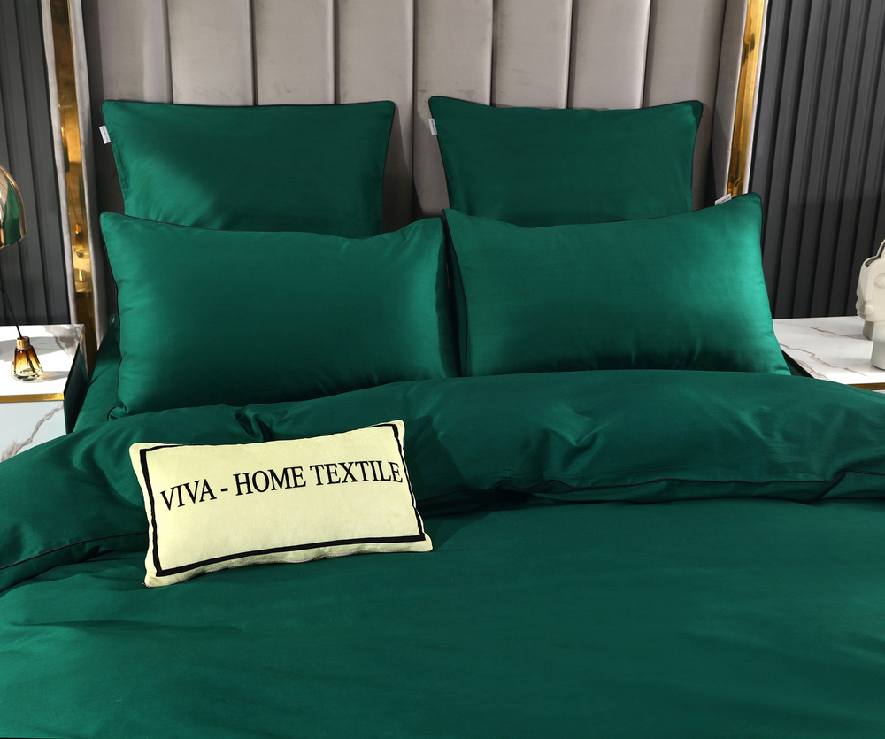 Комплект постельного белья Однотонный Сатин Элитный OCE018