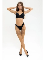 Чулки 2шт широкая резинка эротические кружевные под пояс