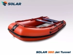 Лодка надувная моторная solar-380 jet tunnel
