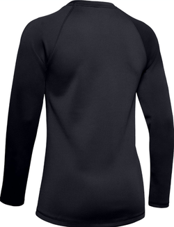 Женская теннисная куртка Under Armour Women's ColdGear Armour 1/2 Zip - Black