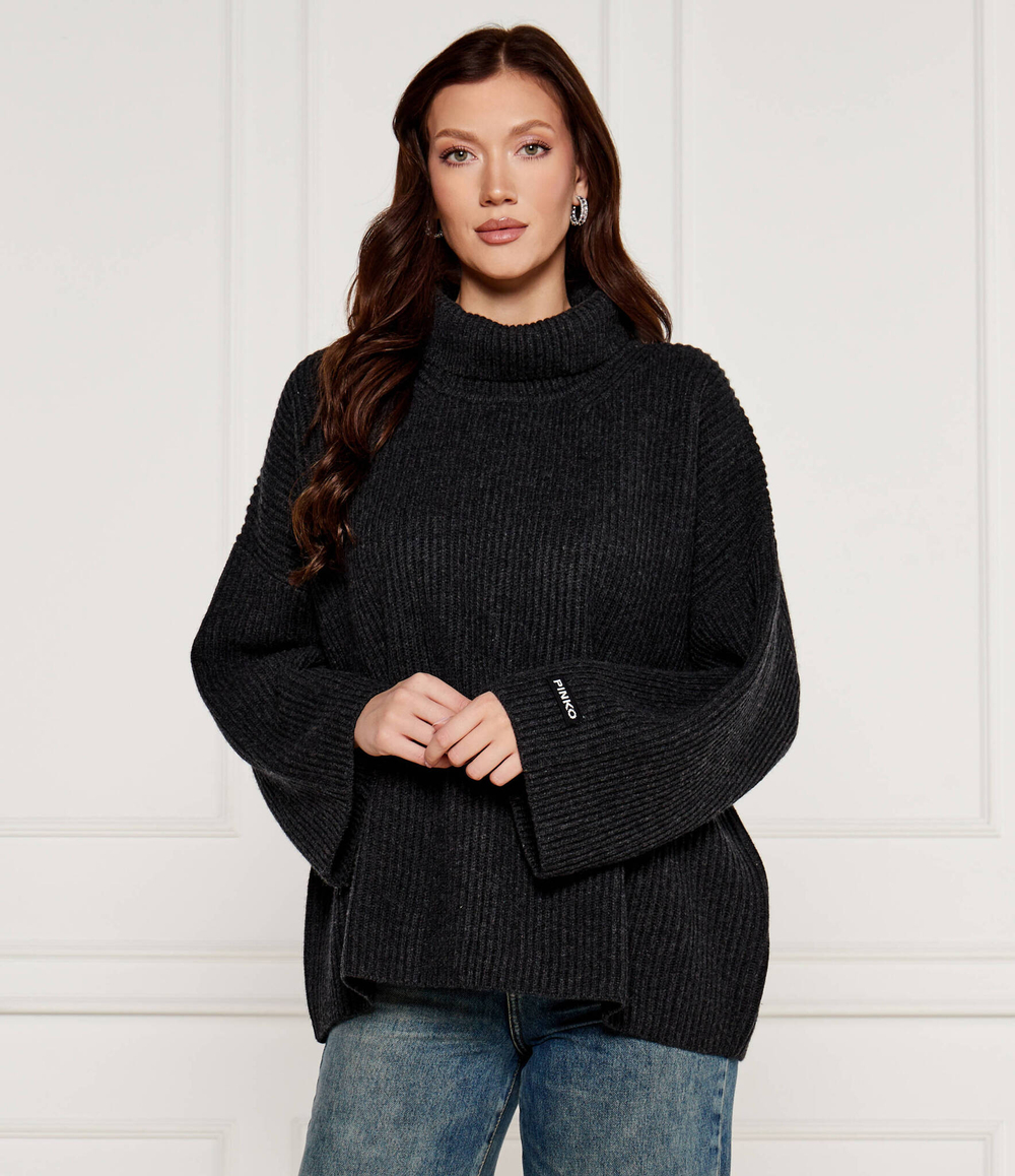 Хлопковый свитер burmilla Pinko - графитовый(104391 A27B)