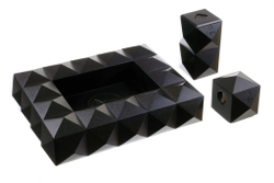 Пепельница Colibri Quasar на 8 сигар, Черный лак