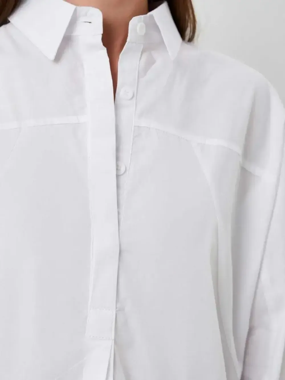Рубашка  оверсайз  длинная