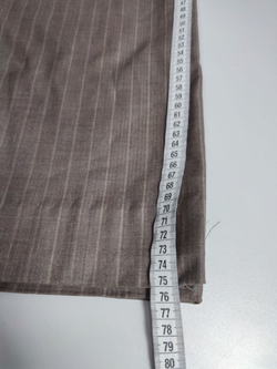 Брюки с шерстью в полоску 50 размер