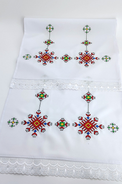 Полотенце с чувашской вышивкой